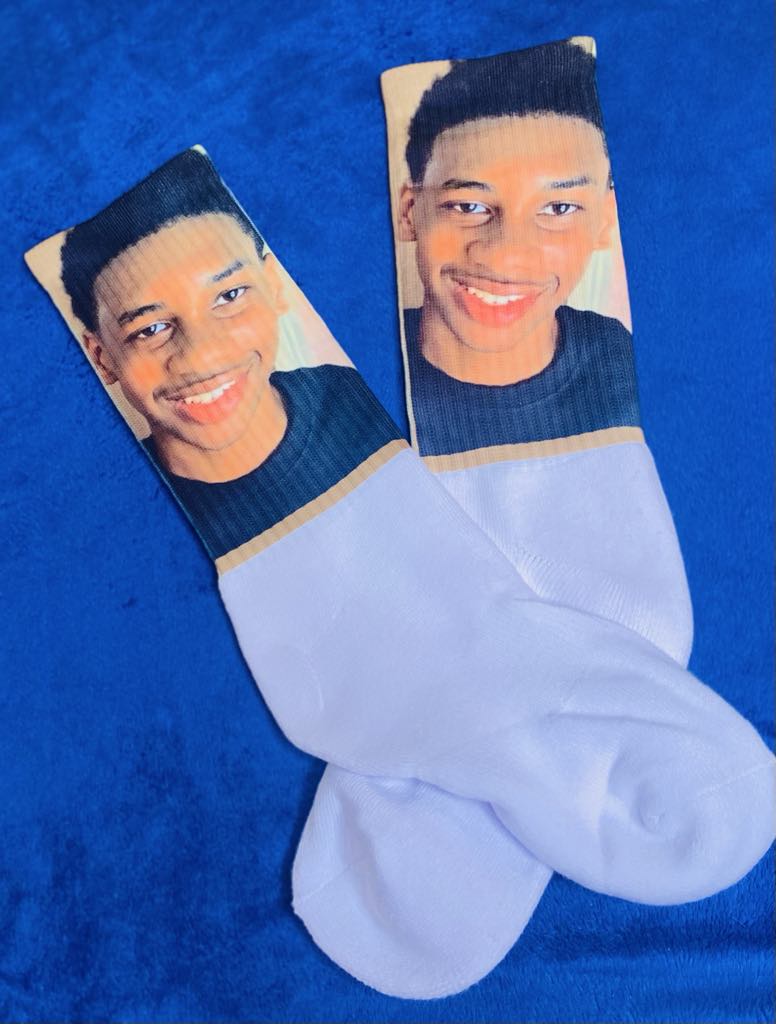 PinkOut Warrior Cancer Custom Socks
