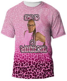 PinkOut  Warrior Cancer Shirt All-Over