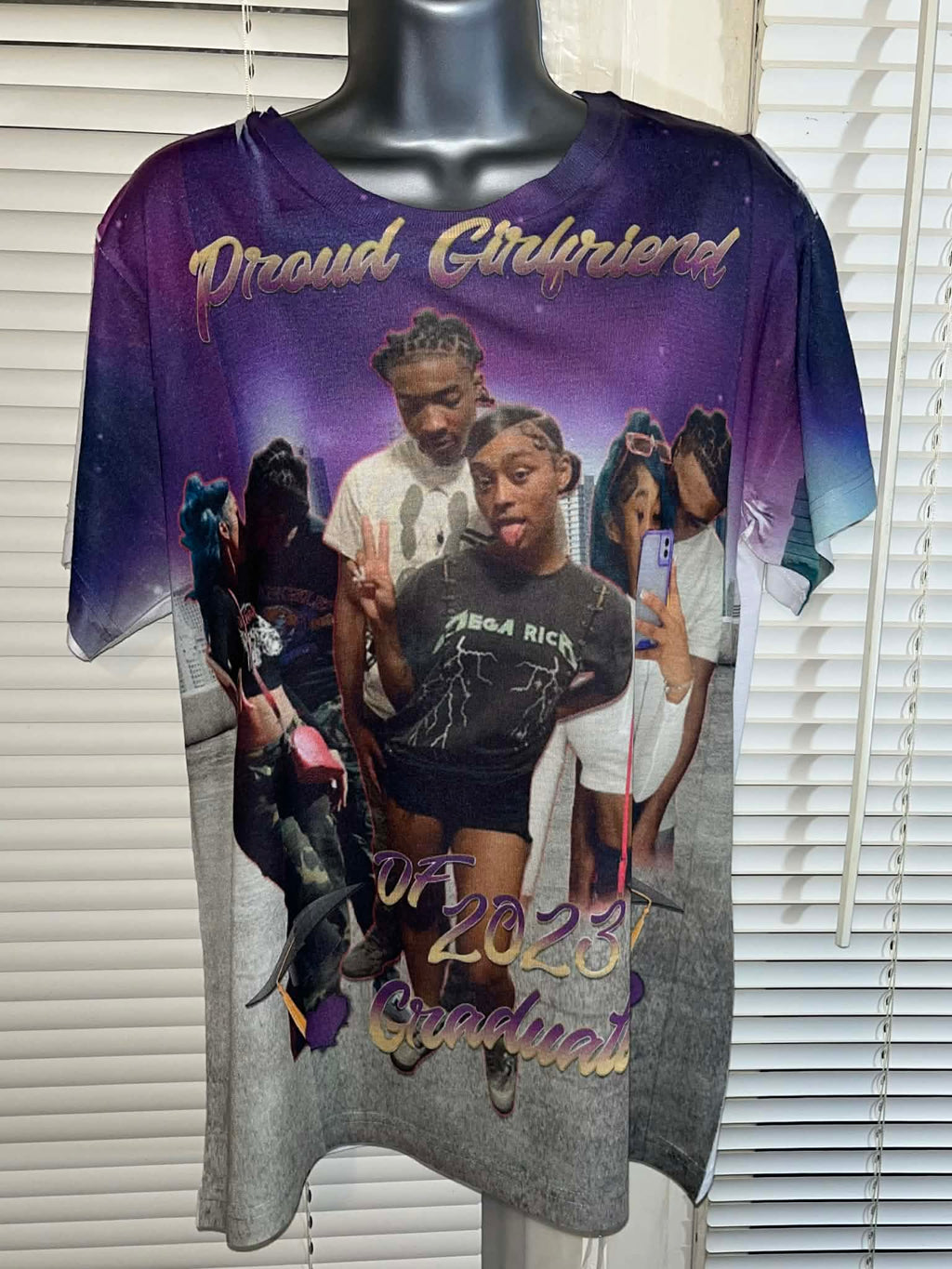 Custom 3-D All-Over Graduation Shirt