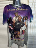 Custom 3-D All-Over Graduation Shirt