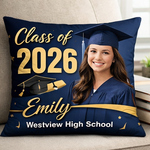 Graduation Pillows (Class of 2026 Keepsake Pillow)